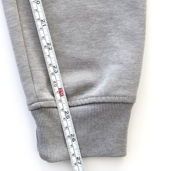 J.Crew Mens Gray Joggers Sweatpants 27" Inseam Zipper Pockets Activewear Size S - Picture 8 of 9